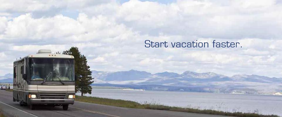 Start vacation faster.